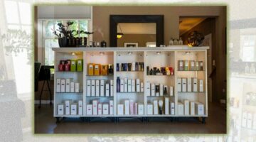 Top of the line products features at the Milinda Perry Salon