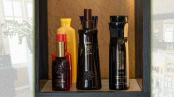 Top of the line products features at the Milinda Perry Salon